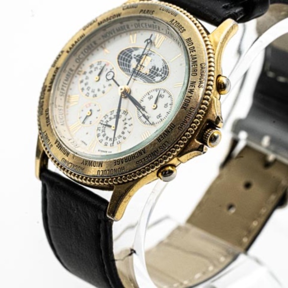 Vintage Noblia Perpetual World Timer Watch VERY RARE - Picture 2 of 7